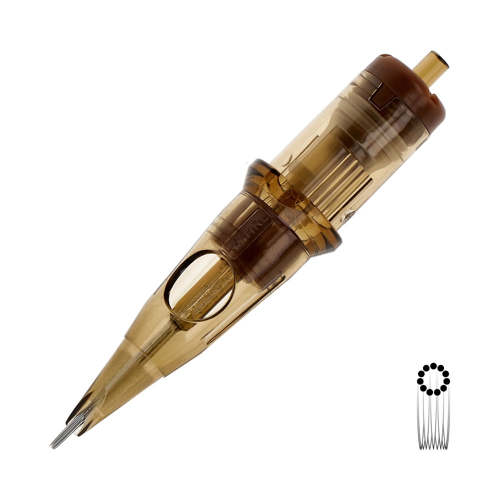 Kwadron Nadelmodule - 11RL Long Taper Empty Round Liner (0,35 mm)