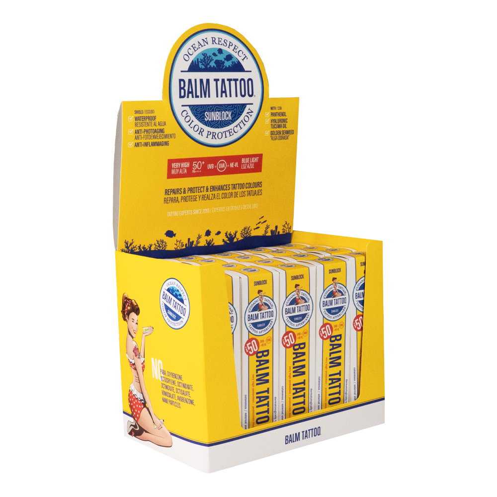 Balm Tattoo Sunblock 50+ 30gr - box 20pcs