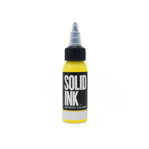 Solid Artistic Color - Yellow (30 ml) - NOT FOR HUMAN SKIN