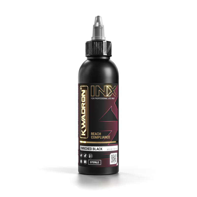 Kwadron INX Tattoofarbe REACH - Enriched Black