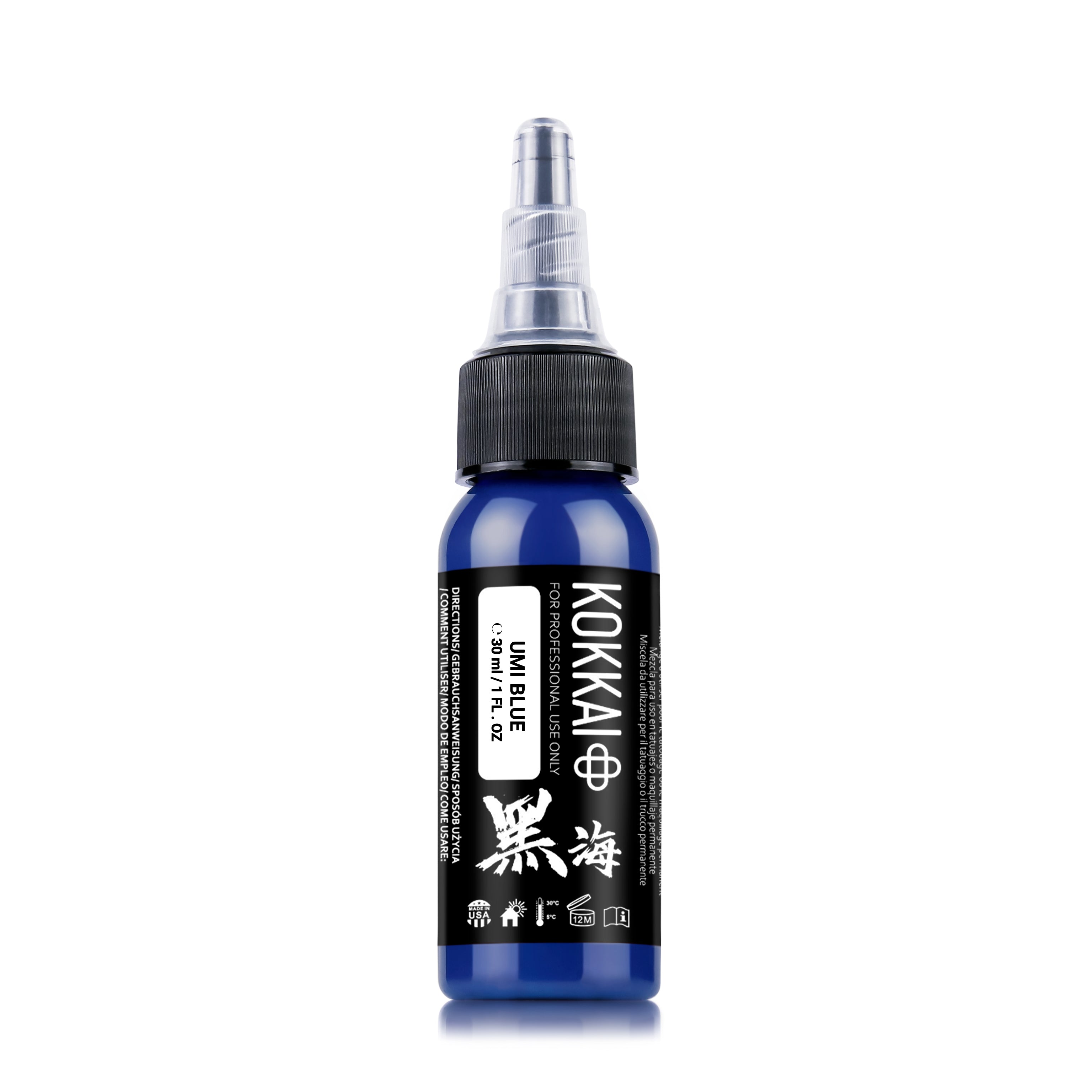 Kokkai Ink Tattoofarbe REACH - Umi Blue (30 ml)