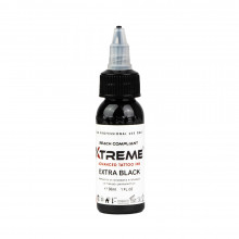 XTreme Ink Tattoofarbe - Extra Black (30 ml)