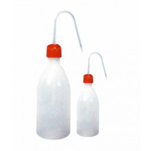 Kunststoff-Dosierflasche mit Schwanenhals