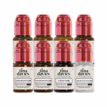 Perma Blend Luxe PMU Pigment - Tina Davies' I Love Ink Eyebrow Collection Set (8 x 15 ml)