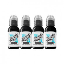 World Famous Limitless Tattoofarbe - Lining and Shading Set (4 x 30 ml)