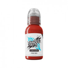 World Famous Limitless Tattoofarbe - Fire Red (30 ml)