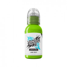 World Famous Limitless Tattoofarbe - Lime Zest (30 ml)