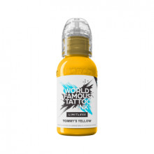 World Famous Limitless Tattoofarbe - Tommy's Yellow (30 ml)