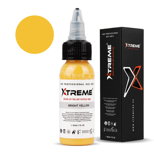 XTreme Ink Tattoofarbe - Bright Yellow (30 ml)