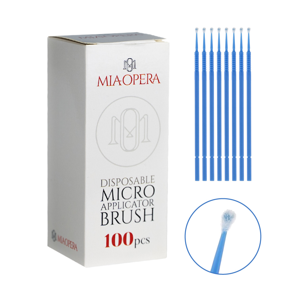 MiaOpera PMU Mikro-Applikatorpinsel 100 St. - Schwarz